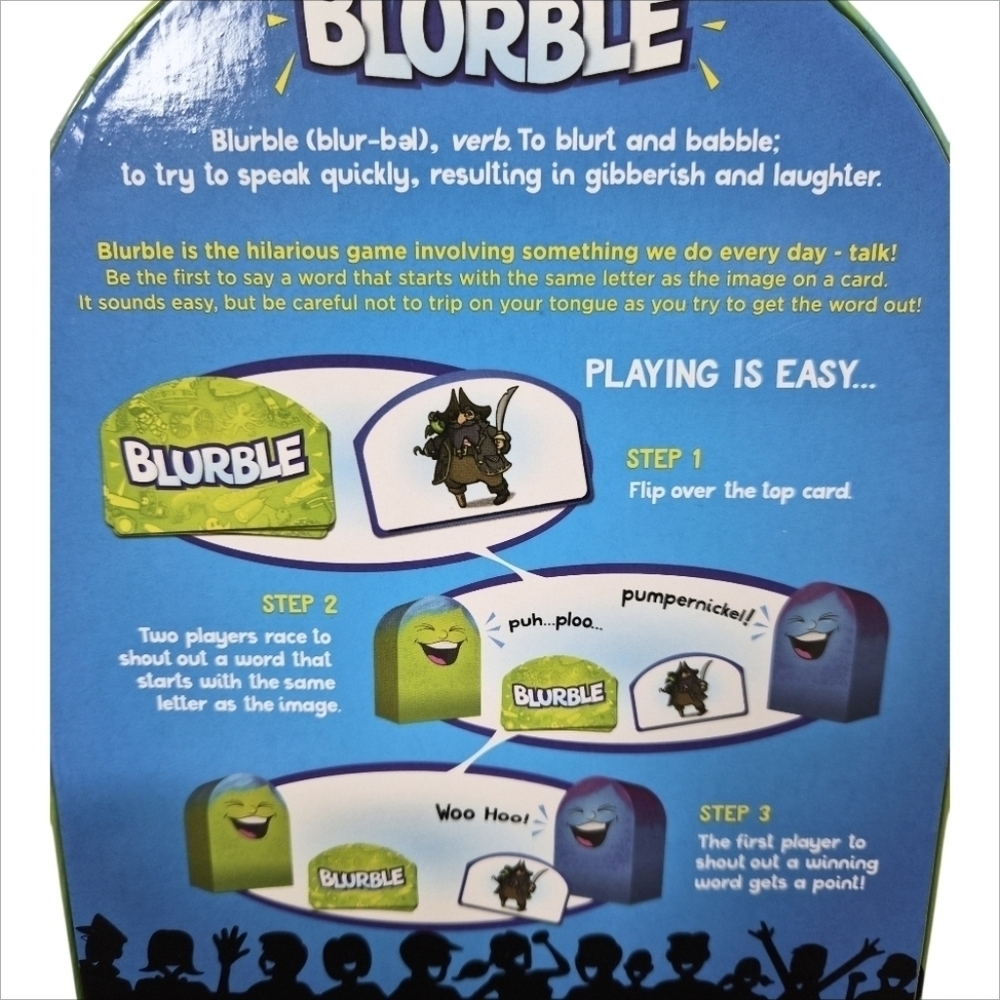 Blurble Card Game New In Box
